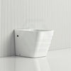595X355X410Mm Bathroom Qubist Back To Wall Bidet With Tap Hole Ceramic