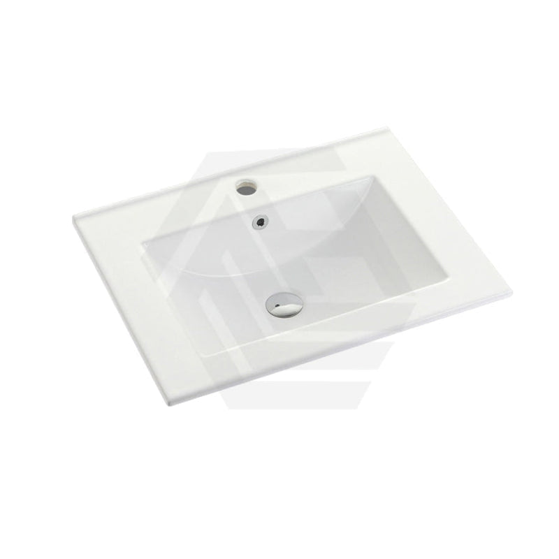 600-1500Mm Bathroom Floor Vanity Freestanding Gloss White Polyurethane Pvc Cabinet Only & Ceramic