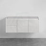 600-1500Mm Brindabella Wall Hung Bathroom Floating Vanity Matt White Pvc Board Cabinet Only&Ceramic