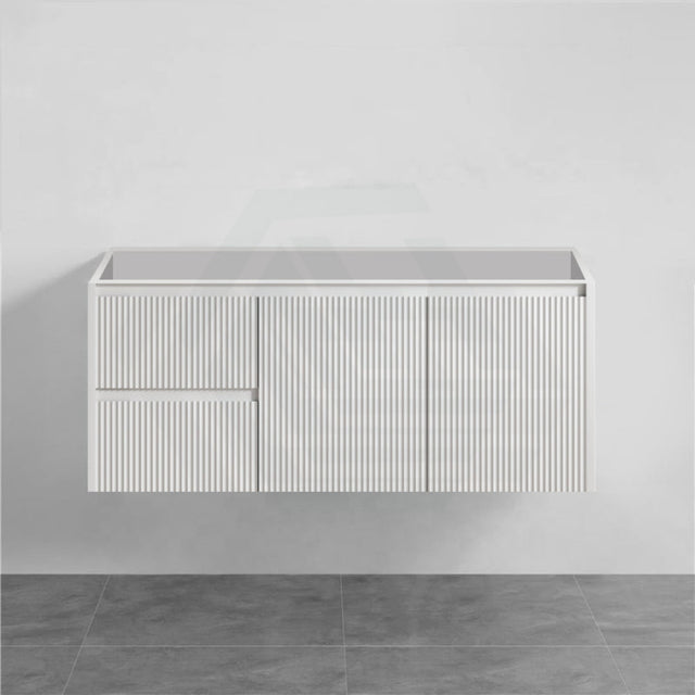 600-1500Mm Brindabella Wall Hung Bathroom Floating Vanity Matt White Pvc Board Cabinet Only&Ceramic