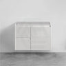 600-1500Mm Brindabella Wall Hung Bathroom Floating Vanity Matt White Pvc Board Cabinet Only&Ceramic