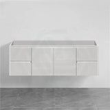 600-1500Mm Brindabella Wall Hung Bathroom Floating Vanity Matt White Pvc Board Cabinet Only&Ceramic