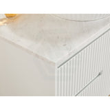 600-1500Mm Brindabella Wall Hung Bathroom Floating Vanity Matt White Pvc Board Cabinet Only&Ceramic