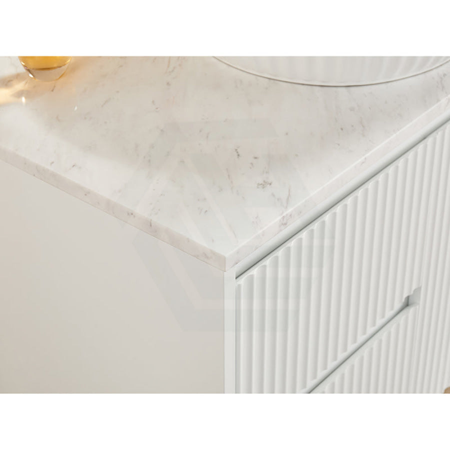 600-1500Mm Brindabella Wall Hung Bathroom Floating Vanity Matt White Pvc Board Cabinet Only&Ceramic