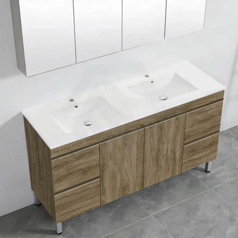 600-1500Mm Freestanding Bathroom Vanity Dark Oak Cabinet Only 1500Mm(Single/Double Bowls) / With