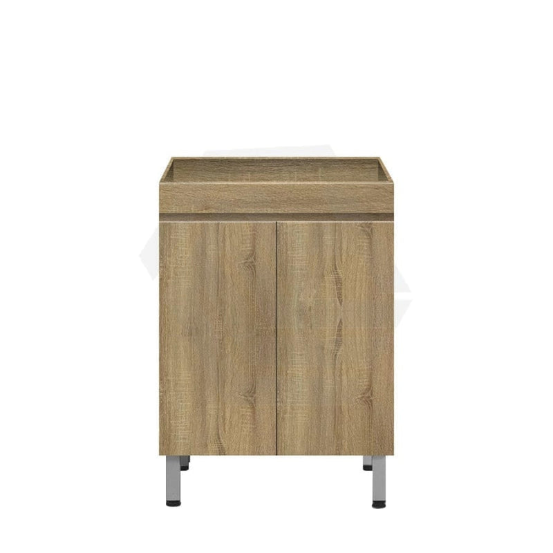 600-1500Mm Freestanding Mdf Vanity Light Oak Finish Left / Right Drawers Cabinet Only For Bathroom