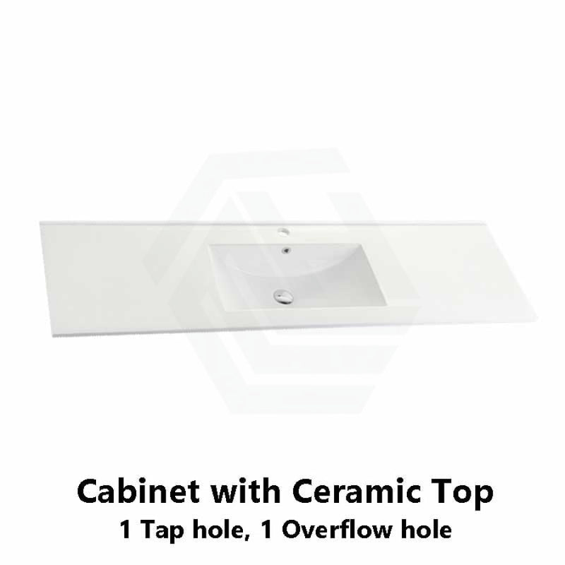 600-1500Mm Wall Hung Plywood Vanity White Linear Surface Single/Double Bowls Cabinet Only For