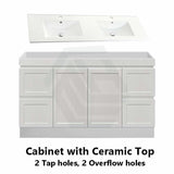 600-1500Mm Miami Freestanding With Kickboard Bathroom Vanity Matt White Shaker Hampton Style Left /
