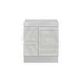 600-1500Mm Miami Freestanding With Kickboard Bathroom Vanity Matt White Shaker Hampton Style Left /