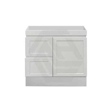 600-1500Mm Miami Freestanding With Kickboard Bathroom Vanity Matt White Shaker Hampton Style Left 