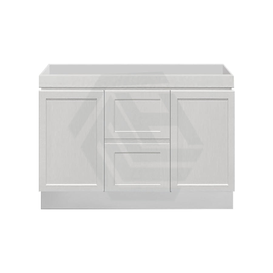 600-1500Mm Miami Freestanding With Kickboard Bathroom Vanity Matt White Shaker Hampton Style Left /