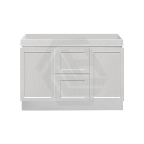 600-1500Mm Miami Freestanding With Kickboard Bathroom Vanity Matt White Shaker Hampton Style Left /