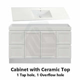 600-1500Mm Miami Freestanding With Kickboard Bathroom Vanity Matt White Shaker Hampton Style Left /
