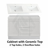 600-1500Mm Miami Freestanding With Kickboard Bathroom Vanity Matt White Shaker Hampton Style Left /