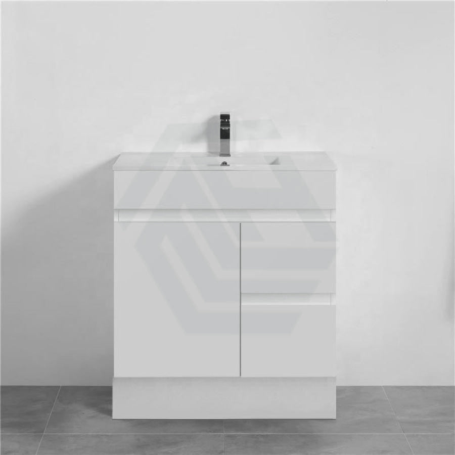 600-1500Mm Premium Bathroom Freestanding Vanity Kickboard White Pvc Polyurethane Cabinet Only &