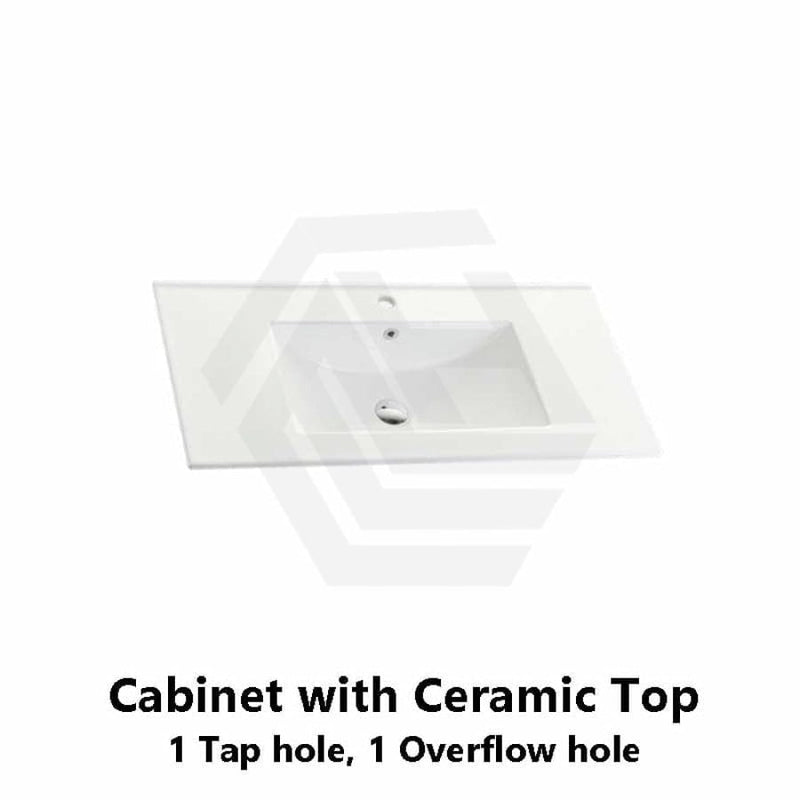 600-1500Mm Wall Hung Bathroom Floating Vanity White Oak Wood Grain Pvc Filmed Drawers Cabinet