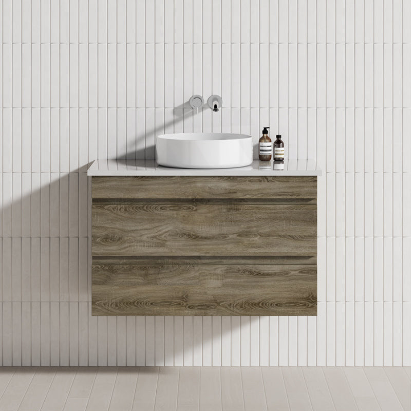 600-1500Mm Wall Hung Bathroom Vanity Dark Oak Cabinet Only Vanities