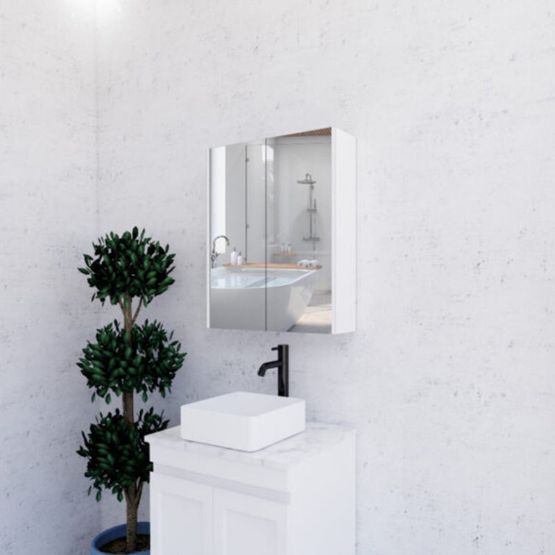 450/600/750/900/1200/1500mm Matt White Mdf Pencil Edge Wall Hung Shaving Cabinet Cabinets