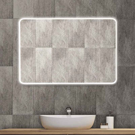 600/750/800/1200mm Led Mirror Rectangle Acrylic Side Light 1200X800Mm