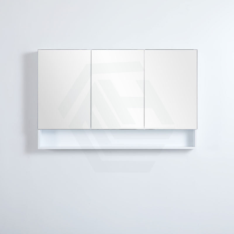 600/750/900/1200/1500Mm Fremantle Shaving Cabinet With Mirror Pvc Board Wall Hung Storage Matt White