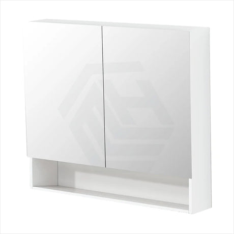 600/750/900/1200/1500mm Shaving Cabinet With Mirror PVC Board Wall Hung Storage Gloss White