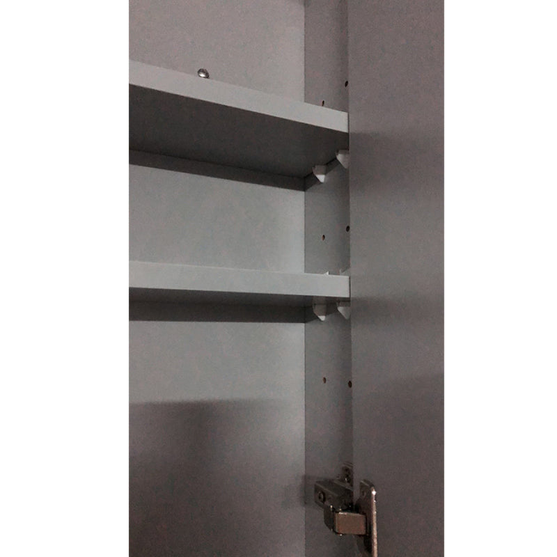 600/750/900/1200/1500Mm White Oak Wood Grain Pvc Filmed Wall Hung Shaving Cabinet Cabinets