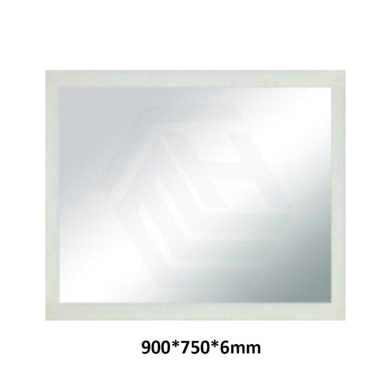 600/750/900Mm Bathroom Frosted Edge Mirror Rectangle Square Wall Mounted Vertical Or Horizontal