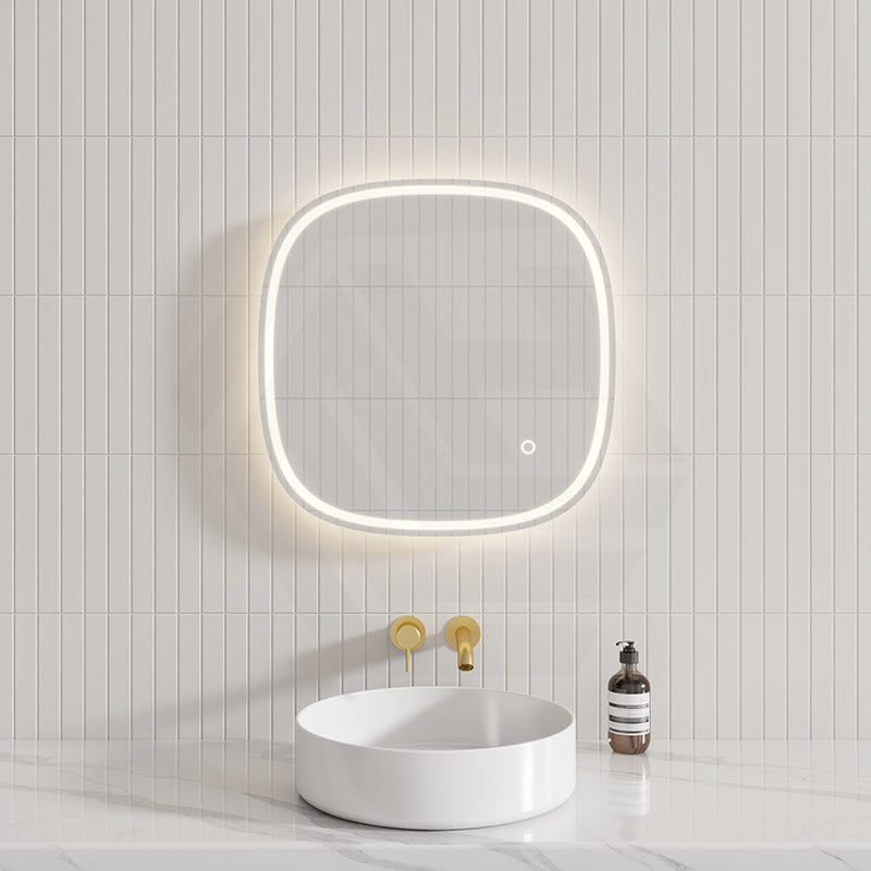 600/750mm Oval Led Mirror With Three Multi Function Light Touch Sensor Led Mirrors