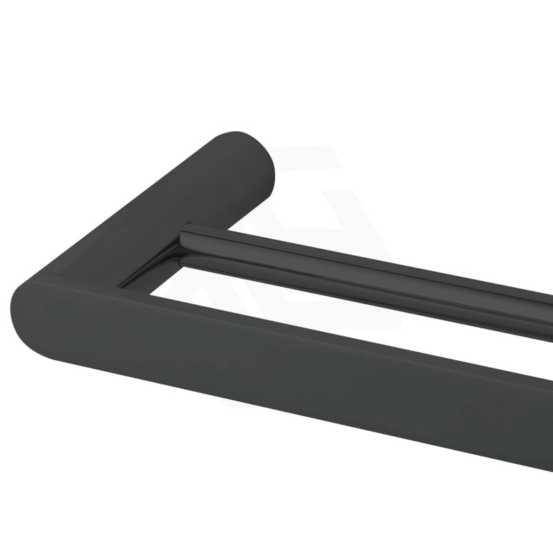 Esperia 600/800Mm Black Double Towel Rail Stainless Steel 304 Wall Mounted Bathroom Products