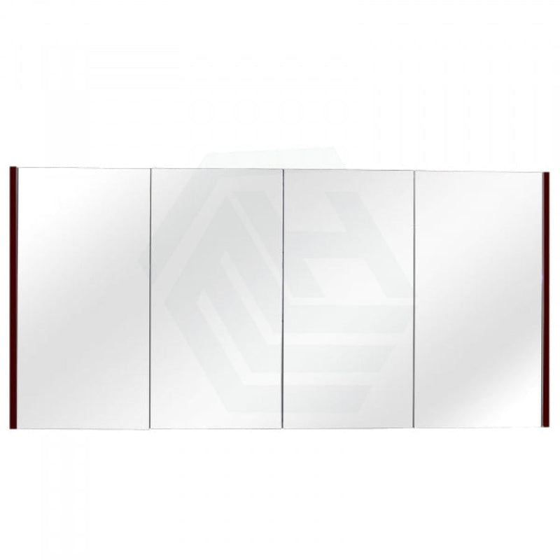 600/750/900/1200/1500Mm Dark Oak Wood Grain Pvc Filmed Shaving Cabinet Wall Hung With Mirror