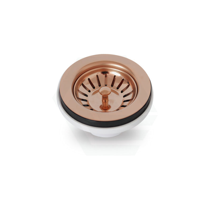 600X450X230Mm Rose Gold Pvd 1.2Mm Handmade Top/undermount Single Bowl Kitchen Sink Stainless Steel