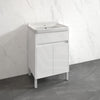 600X480X880Mm Freestanding Laundry Tub In Pvc Waterproof Cabinet With Ceramic Sink Tubs