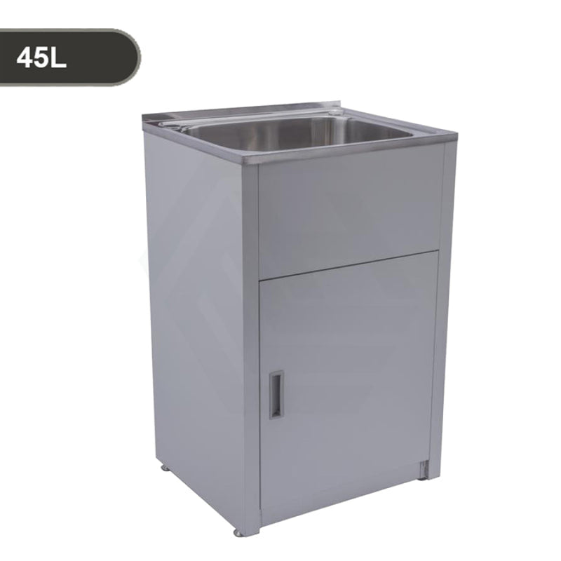 Stainless Steel Laundry Tub Cabinet 40L