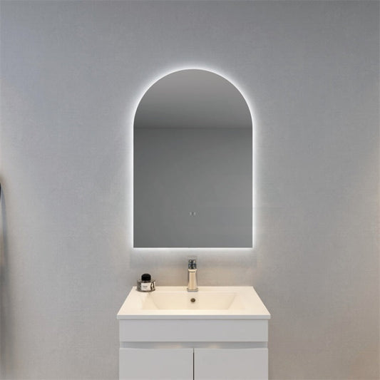 600X900Mm Arch Led Mirror Backlit With Touch-Free Sensor Mirrors
