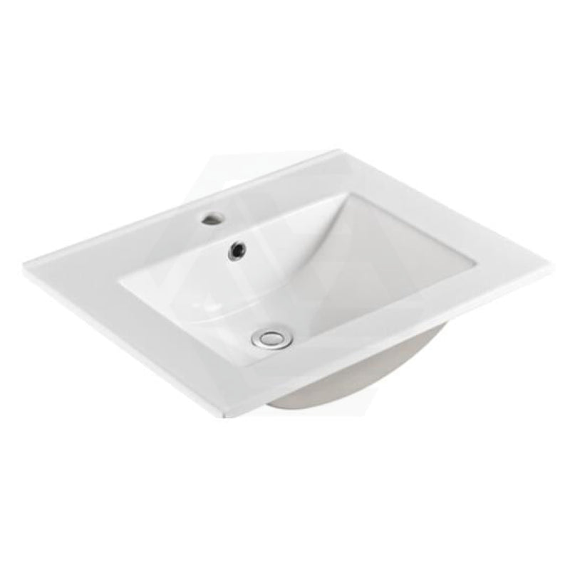 610X370X170Mm Ceramic Top For Bathroom Vanity Single Bowl 1 Tap Hole Overflow Hole Narrow Ceramic