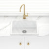610X457X205Mm Carysil White Single Big Bowl Granite Kitchen/laundry Sink Top/flush/under Mount