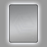 610X810mm Led Mirror Black Framed Rectangle Backlit