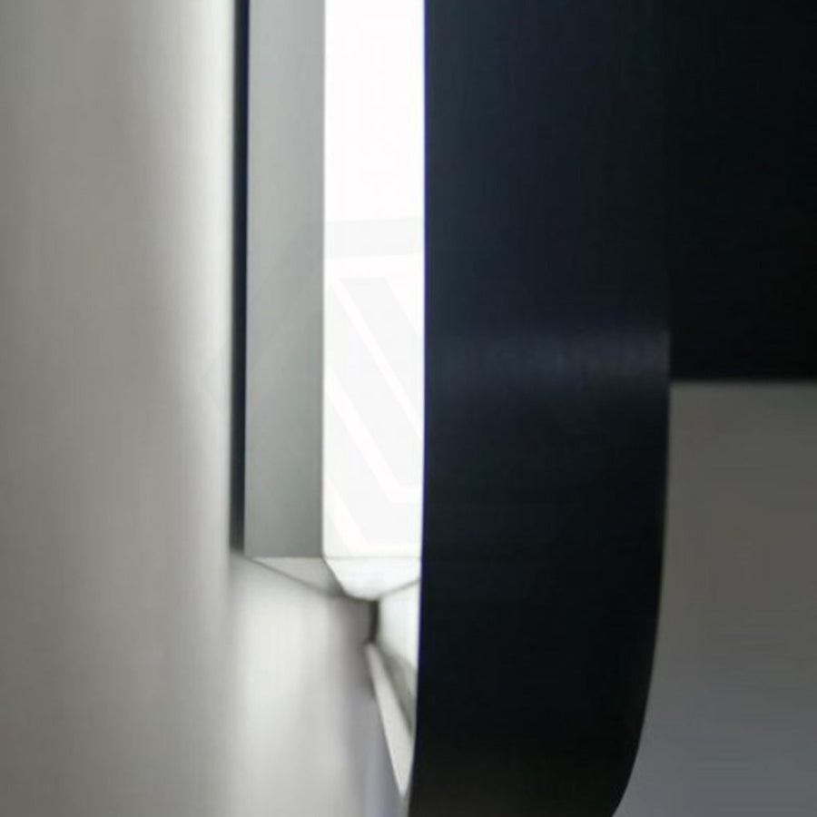 610X810mm Led Mirror Black Framed Rectangle Backlit