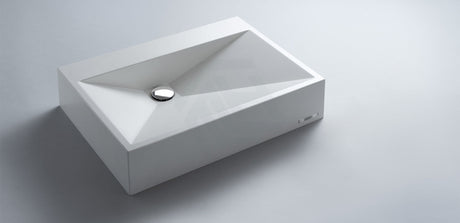 615X445X130Mm Above Counter Basin White Or Black Gloss Bathroom Wash Sani-Quartz Composite Golden