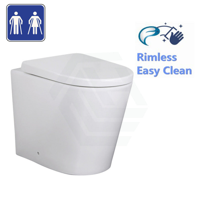 620X360X445Mm Avis Wall Faced Toilet Floor Pan With Rimless And Extra Height For Special Care