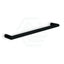 630/830Mm Round Single Bar Heated Towel Rail Matt Black 630Mm Rails
