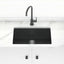 Granite Kitchen Sink Single Bowl 635mm Black