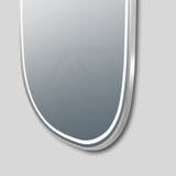 650/1200/1600mm Led Mirror Silver Framed Oval Front Light