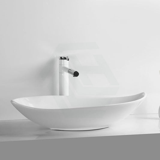660X390X150Mm Above Counter Ceramic Art Basin Special Leaf Shape For Bathroom Basins