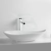 660X390X150Mm Above Counter Ceramic Art Basin Special Leaf Shape For Bathroom Basins