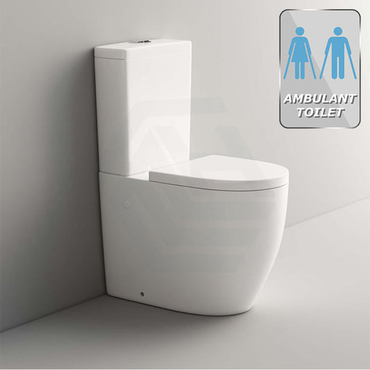Ceramic Ambulant Toilet Suite Tornado 660mm White