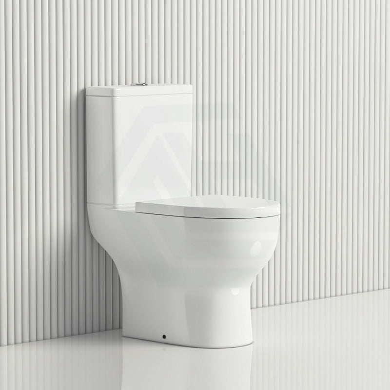665X375X830Mm Right Or Left Hand Skew Trap Toilet Suite Tornado Flushing Ceramic Back And Bottom