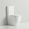 665X380X845Mm Bathroom Back To Wall Ceramic Toilet Suite Rimless Slim Duraplas Seat Gloss White