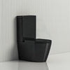 680X360X820Mm Kasey Ceramic Black Box Rim Back To Wall Faced Toilet Suite Back/Left And Right Bottom