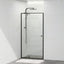 Semi-frameless Shower Screen Wall To Wall Pivotal Door Black